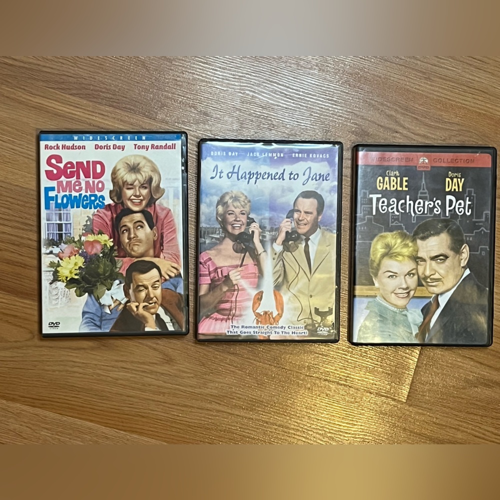 Doris Day Classic DVDs Send Me no Flowers Happened to Jane & Teachers Pet